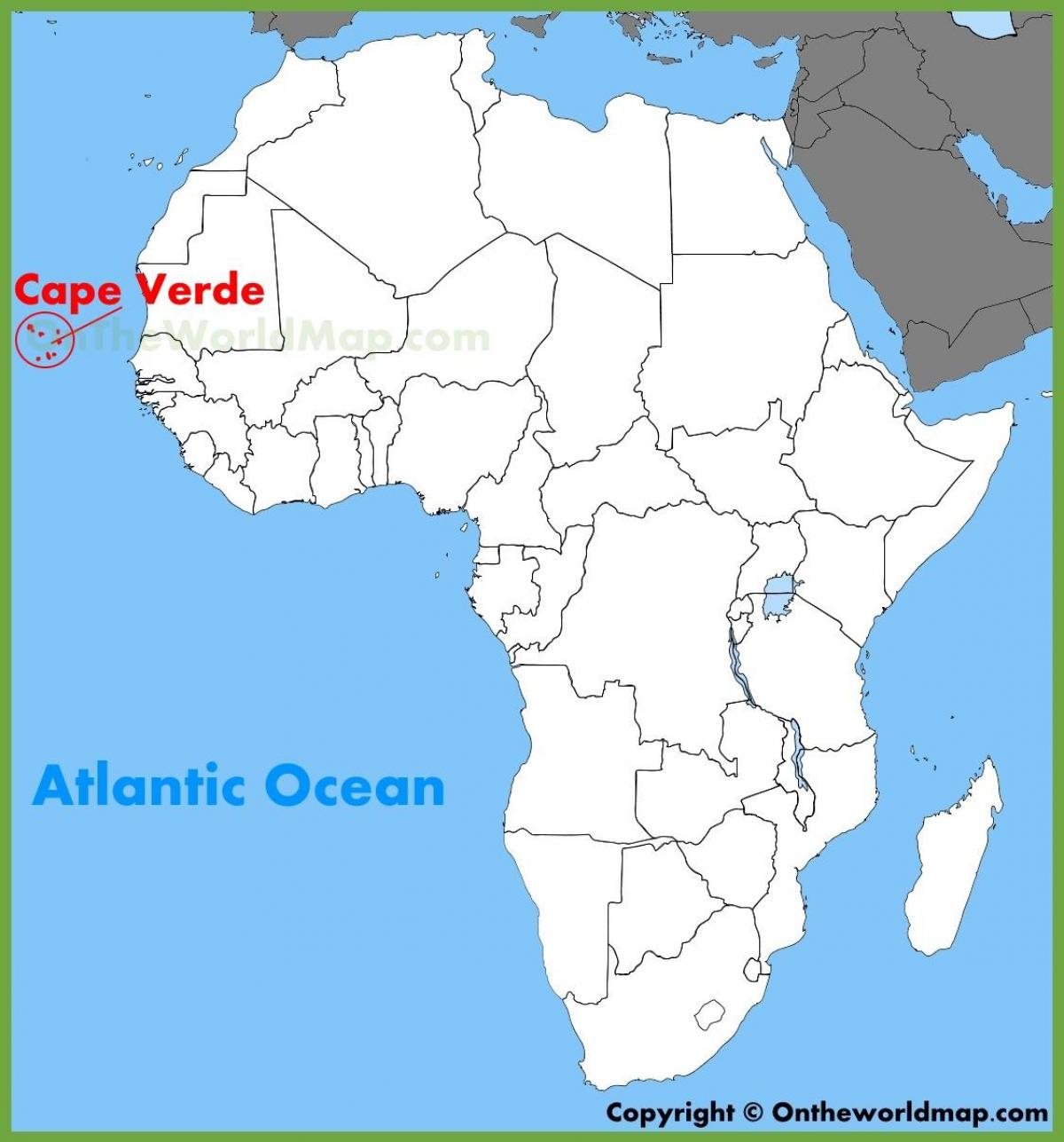sal Cabo Verde map