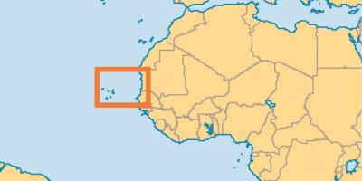 Show Cape Verde on world map